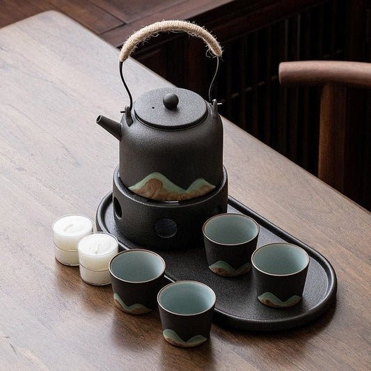 black tea set, tea set for adults, japanese tea set, Chinese tea set, traditional tea set