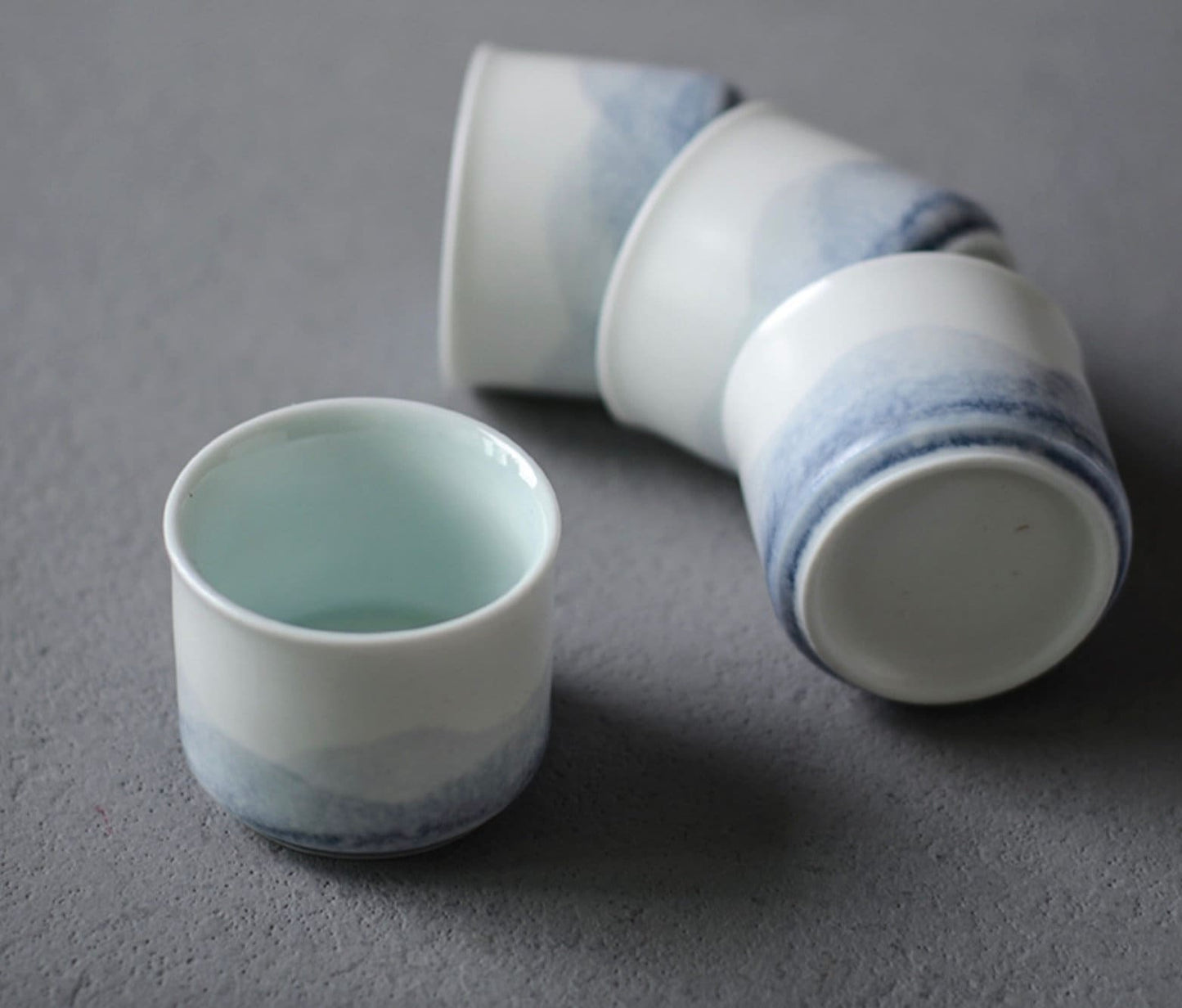 Handmade Tea Set with Teapot, Chinese Kungfu Tea Set for Loose Leaf Tea, Jingdezhen Hand Painted Gongfu Tea Ceremony Set, Tea Lover Gift