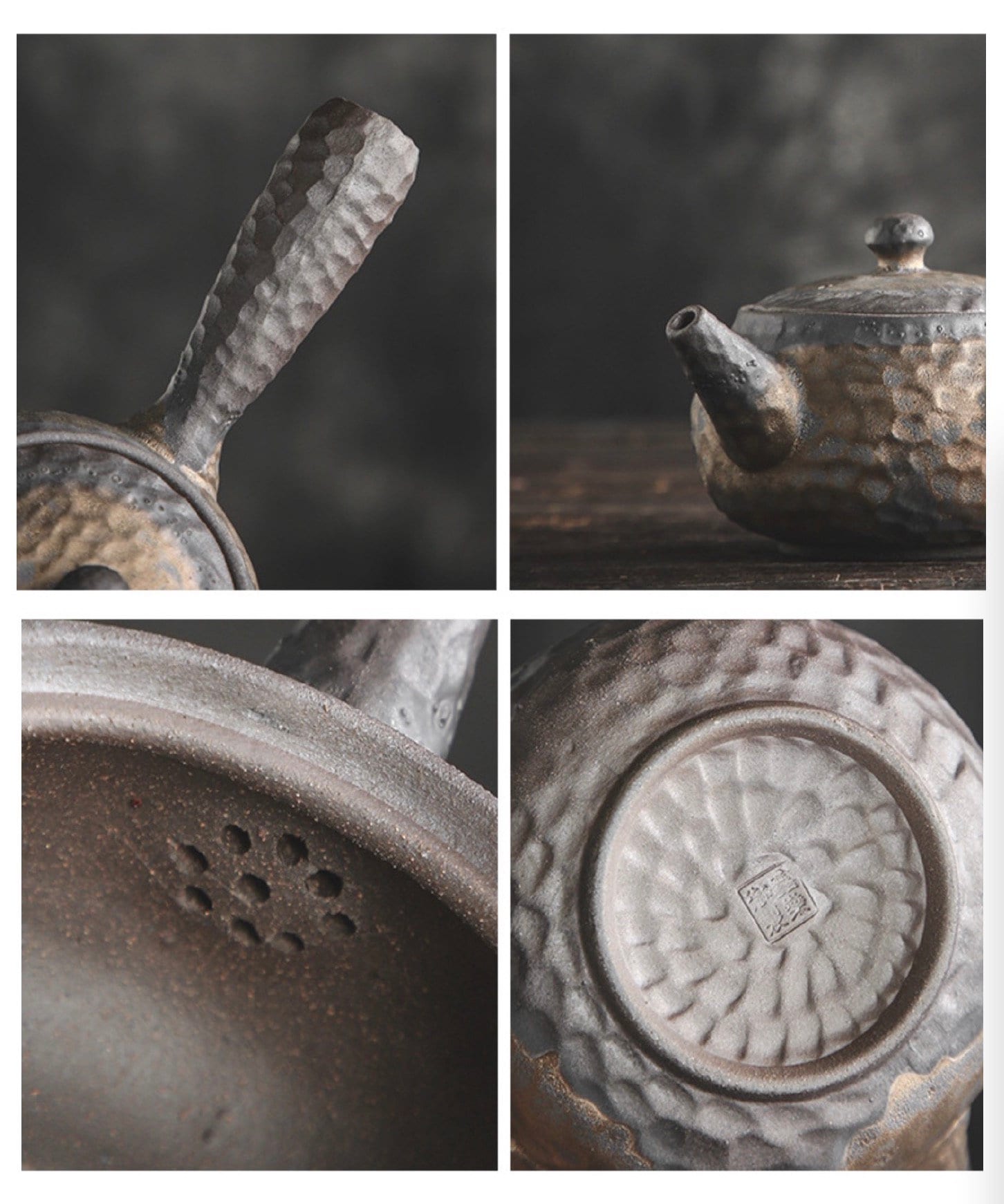 pottery clay gongfu teapot details