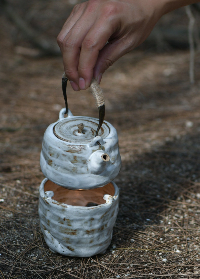 Handmade Ceramic Tea Pot Warmer| Tea Warmer Stand with Candle Holder | Teapot Warmer to keep Tea always Warm | Candle Warmer Tea Light