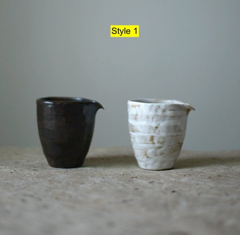 Hand-made Ceramic Fairness Cup | ‘ Gongdaobei’ for Chinese Kung Fu Tea Ceremony | Tea Pitcher, Fair Cup - 2 Styles