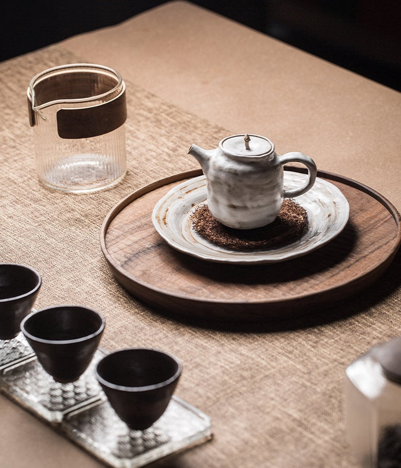 Minimal Ceramic Tea Pot 120ml/4oz | Japanese Style Stoneware Handmade Teapot | Tea Lovers Collection -White & Black Colors Available