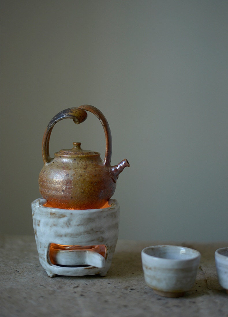 Handmade Ceramic Tea Pot Warmer| Tea Warmer Stand with Candle Holder | Teapot Warmer to keep Tea always Warm | Candle Warmer Tea Light