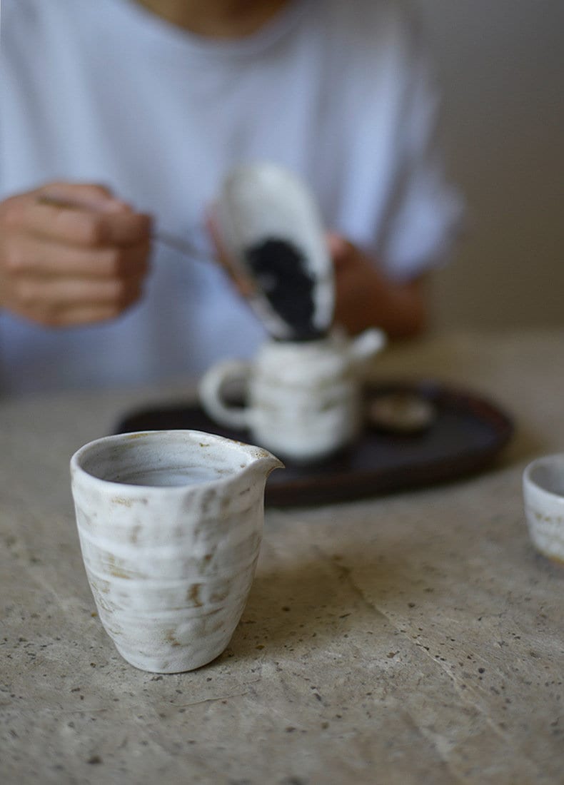 Hand-made Ceramic Fairness Cup | ‘ Gongdaobei’ for Chinese Kung Fu Tea Ceremony | Tea Pitcher, Fair Cup - 2 Styles