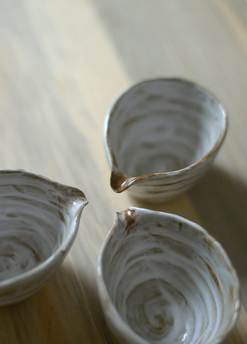 Hand-made Ceramic Fairness Cup | ‘ Gongdaobei’ for Chinese Kung Fu Tea Ceremony | Tea Pitcher, Fair Cup - 2 Styles