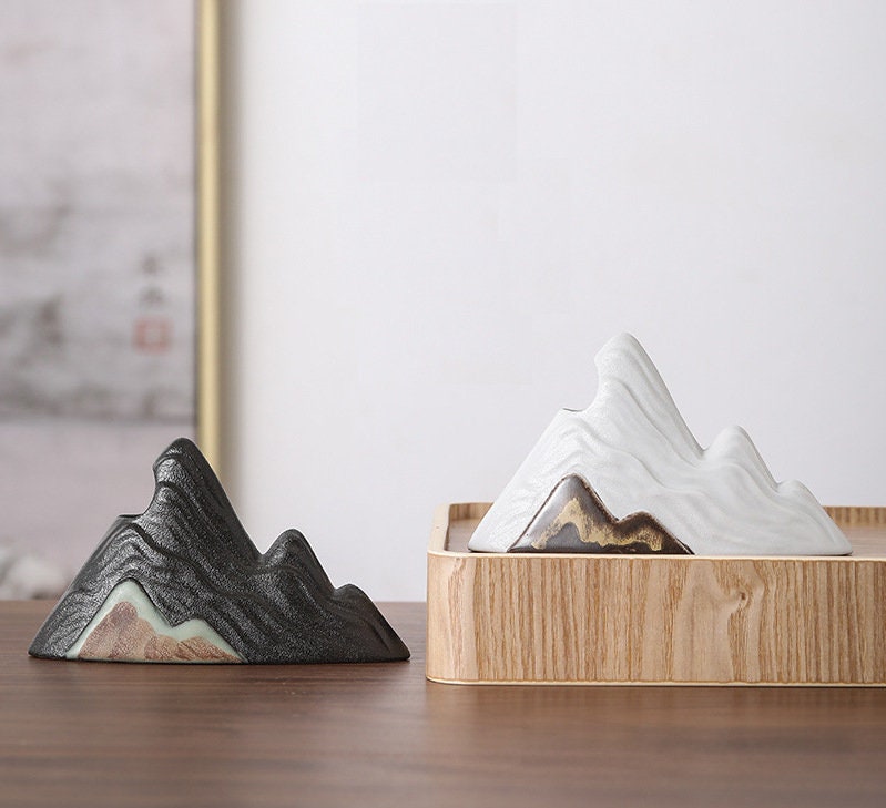 Ceramic Mini Flower Vase for Tea Table, Japanese Zen Chado Small Vase, Chinese Kung Fu Tea Table Decoration, GongFu Tea Accessories