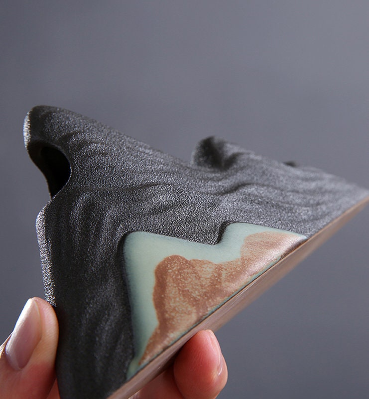 Ceramic Mini Flower Vase for Tea Table, Japanese Zen Chado Small Vase, Chinese Kung Fu Tea Table Decoration, GongFu Tea Accessories