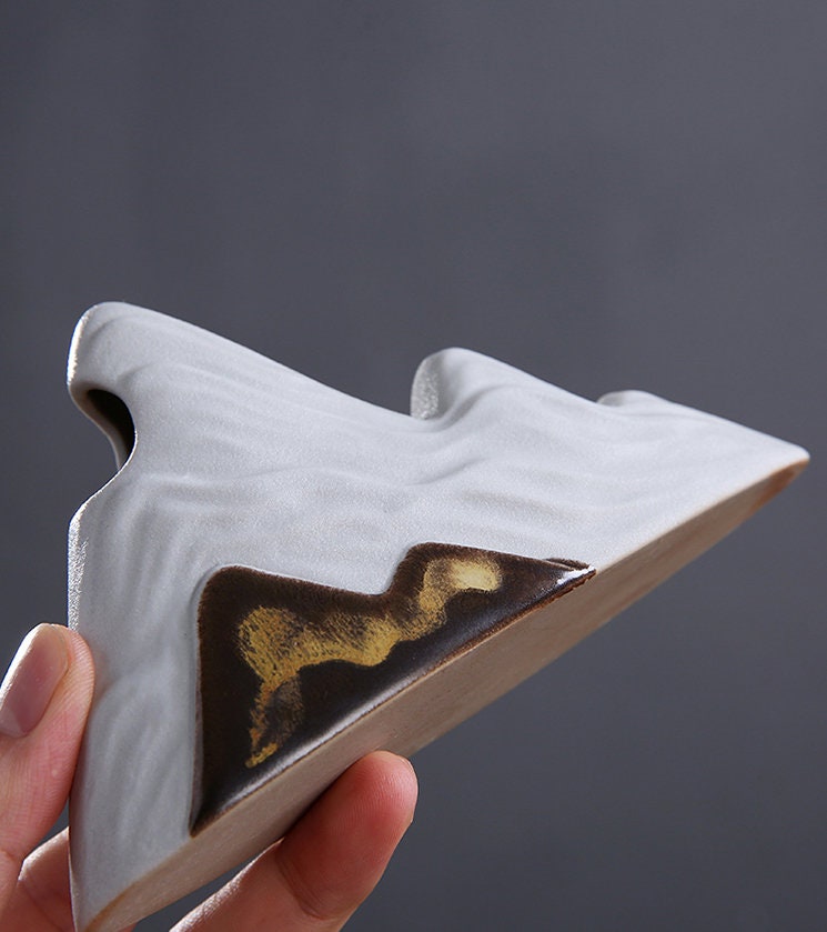 Ceramic Mini Flower Vase for Tea Table, Japanese Zen Chado Small Vase, Chinese Kung Fu Tea Table Decoration, GongFu Tea Accessories