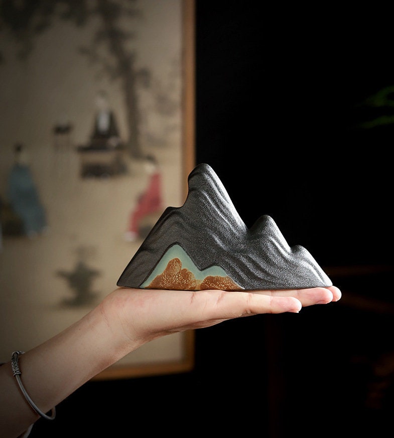 Ceramic Mini Flower Vase for Tea Table, Japanese Zen Chado Small Vase, Chinese Kung Fu Tea Table Decoration, GongFu Tea Accessories