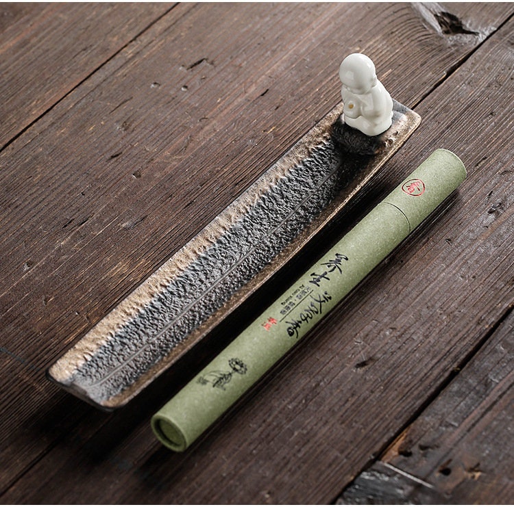 Handmade Ceramic Incense Burner, Incense Holder, Zen Style Incense Stick Holder, Kungfu Tea Gongfu Tea Accessories, Tea Table Decor