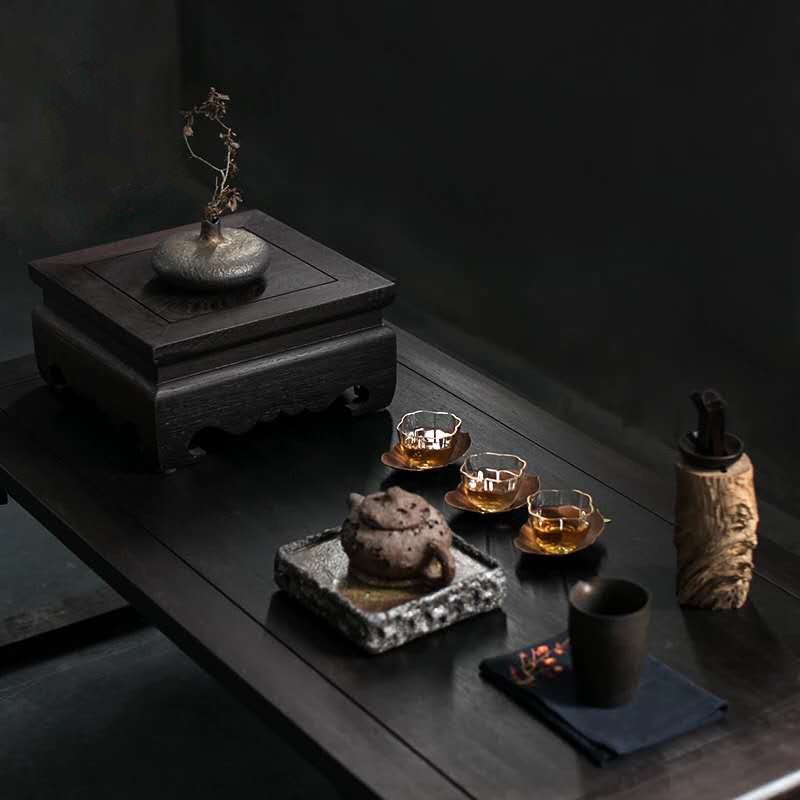 Chinese Kung Fu Tea Table Vase, Japanese Chado Table Decor Vase, Ceramic Small Vase for Tea Table Decor, Gongfu Tea Lover Gift