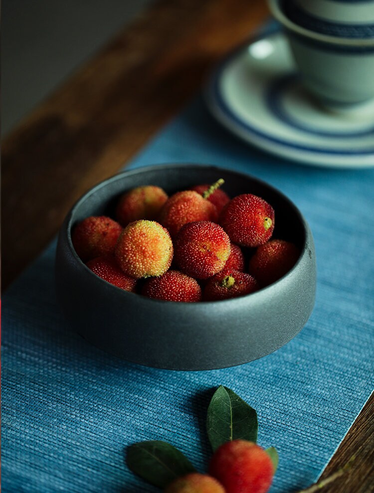 Hand Thrown Ceramic Ikebana Vase / Ikebana Container / Ikebana Bowl / Fruit Bowl/ Japanese Floral Arrangement / Kungfu Chado Tea Table Decor