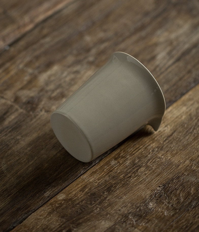 Ceramic Fairness Cup for Gongfu Tea, Wood Ash Glaze Porcelain Gong Dao Bei, Porcelain Chahai, Tea Pitcher, Kungfu Tea Accessories