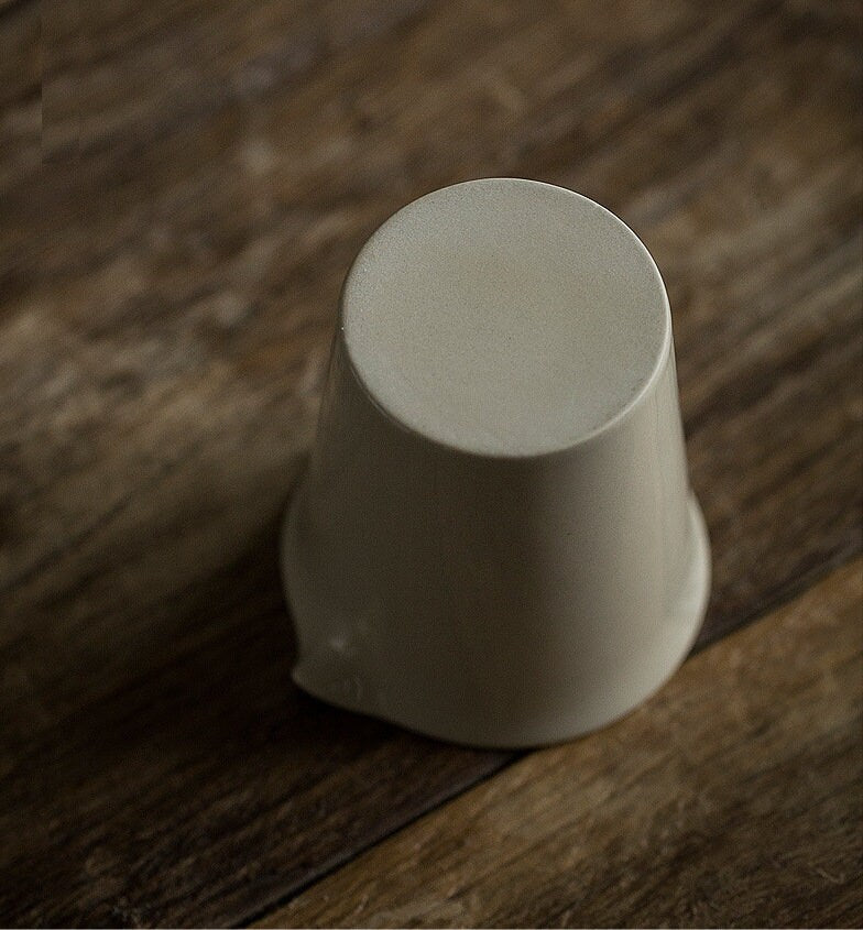 Ceramic Fairness Cup for Gongfu Tea, Wood Ash Glaze Porcelain Gong Dao Bei, Porcelain Chahai, Tea Pitcher, Kungfu Tea Accessories