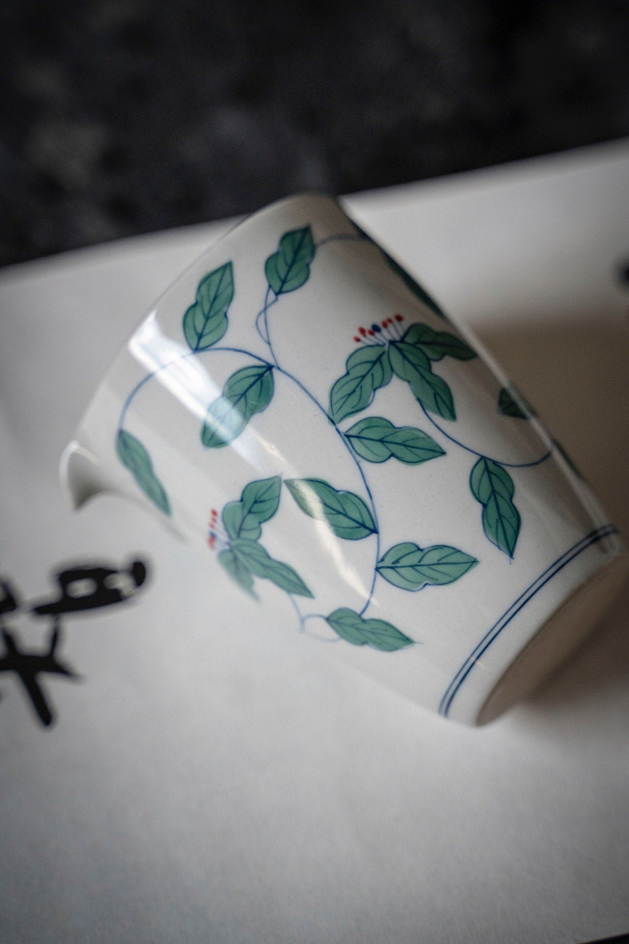 Hand Painted 'Twinned Trunks' Fairness Cup, Gongdaobei for Chinese Kungfu Tea Ceremony / Tea Pitcher, Gongfu Tea Accessories - 2 Styles