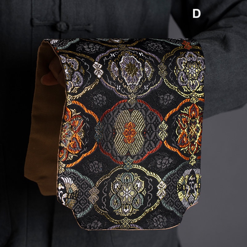 Tea Ceremony Mats 20x48cm, Brocade, Zen Style, Small Tea table Placemat, Tea Table Cloth, Tea Towel, Gongfu Tea Set Accessory, 5 Styles