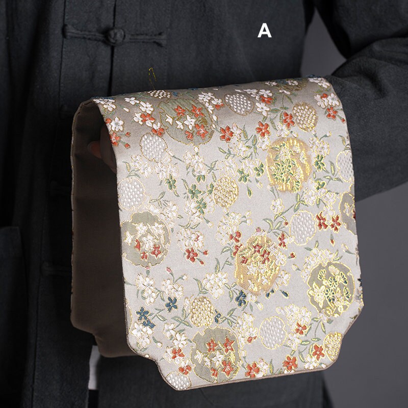 Gongfu Tea Ceremony Mats 20x48cm, Brocade, Zen Style Mat, Chado Cloth, Tea Table Placemat, Tea Towels, Gongfu Tea Set Accessory, 5 Styles