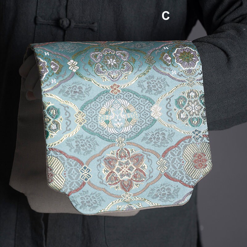 Gongfu Tea Ceremony Mats 20x48cm, Brocade, Zen Style Mat, Chado Cloth, Tea Table Placemat, Tea Towels, Gongfu Tea Set Accessory, 5 Styles