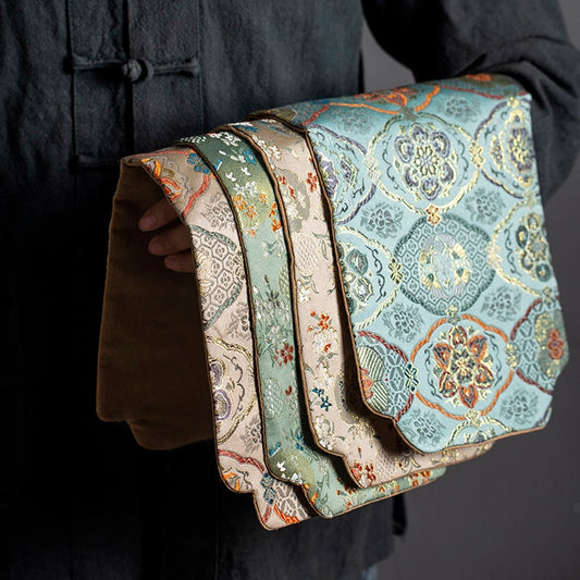 Gongfu Tea Ceremony Mats 20x48cm, Brocade, Zen Style Mat, Chado Cloth, Tea Table Placemat, Tea Towels, Gongfu Tea Set Accessory, 5 Styles