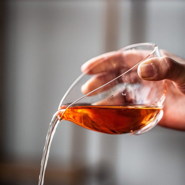 Glass Gong Dao Bei for Kungfu Tea Ceremony, Heat-resistant Glass Tea Pitchers, Fairness Cup, Cha Hai, Gongfu Tea Accessories - 2 Styles