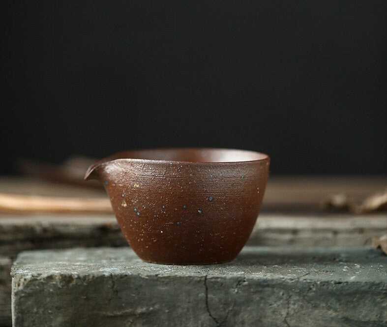 HANDMADE Stoneware Gaiwan Set, Handmade, Wood-fired, Natural Glaze, Jingdezhen Kungfu Teapot Set, Gaiwan, Gongfu Tea Lovers Gift