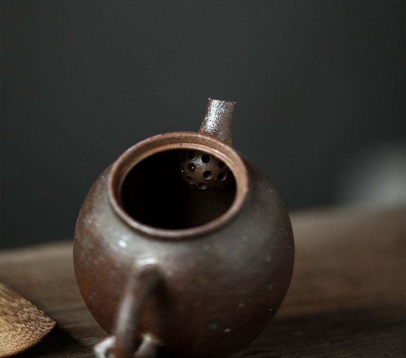 HANDMADE Stoneware Gaiwan Set, Handmade, Wood-fired, Natural Glaze, Jingdezhen Kungfu Teapot Set, Gaiwan, Gongfu Tea Lovers Gift