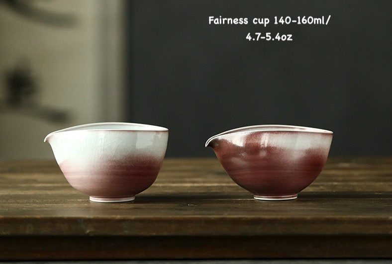 Handmade Pink Gaiwan Tea Set, Jingdezhen handmade tea set, Chinese Gongfu tea ceremony set, Asian Tea Set, Kungfu Tea Lovers Gift Set