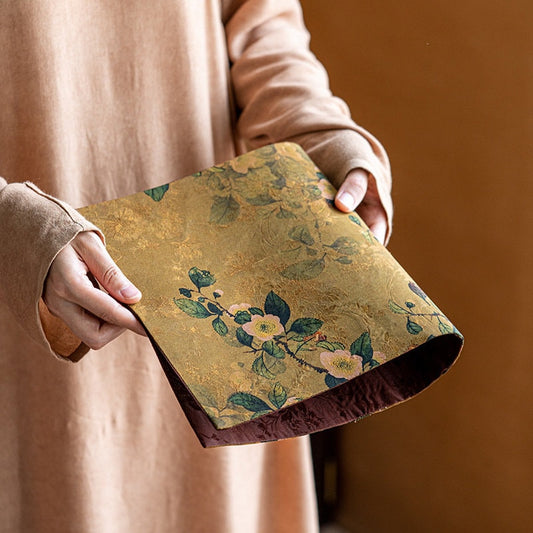 Tea-Silk Mats, Gambiered Canton Silk Tea Mats, Natural Dye, Tea table Placemat, Chado table placemat, Gongfu Tea Accessory, 8 styles 2 size