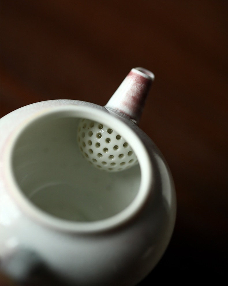 Handmade Pink Gongfu Tea Set, Jingdezhen handmade tea set, Chinese Gongfu tea ceremony set, Asian Tea Art Set, Kungfu Tea Lovers Gift Set