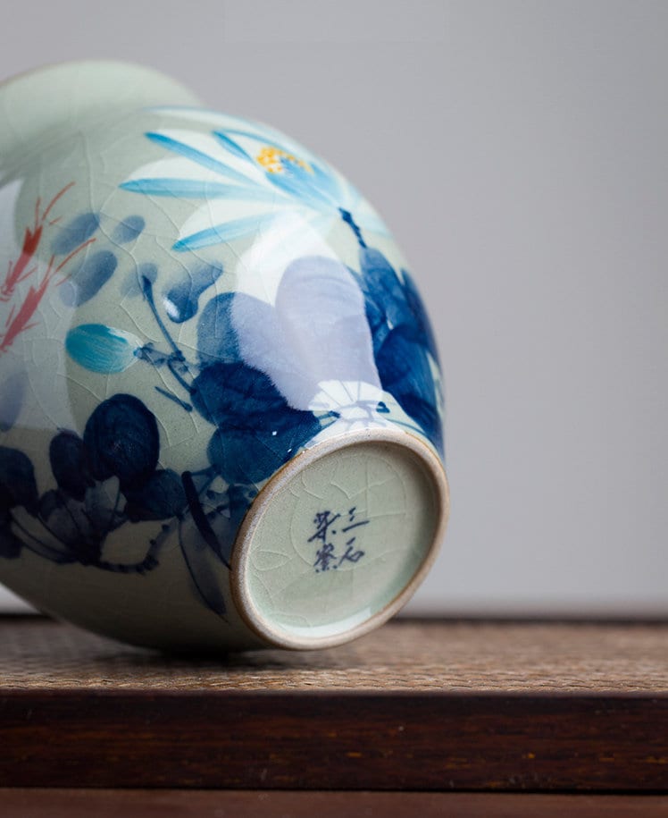 Handmade Fairness Cup for Kungfu Tea Ceremony, Fanggu style pitcher, Blue lotus Tea Pitcher, Gong Dao Bei, Cha Hai, Gongfu Tea Accessories,