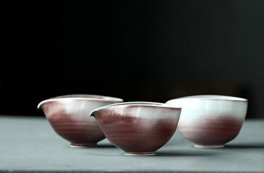 Handmade Fairness Cup 150ml/5oz, Ice Crack Pink Glaze Gong Dao Bei, Tea Pitcher, Jingdezhen, Cha Hai, Gongfu Tea Accessories